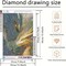 Black & Gold Dragon Diamond Painting Kit for Adults, 5D Full Drill Dragon Diamond Art for Beginners, DIY Paint by Diamonds Gem Craft for Home Wall Decor, 12 x 16 Inch